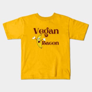 Vegan Bacon Kids T-Shirt